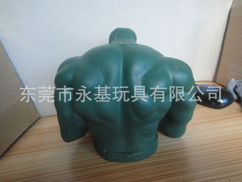 厂家定制批发 绿巨人搪胶公仔  霸气绿巨人玩具  质量保证
