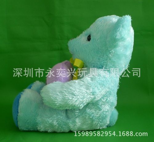 深圳工厂 定制毛绒玩具泰迪熊  卡通抱心熊大号熊批发  生日礼物