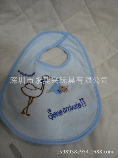 厂家定做 批发婴儿口水巾 全棉 婴儿围嘴 定制logo母婴用品
