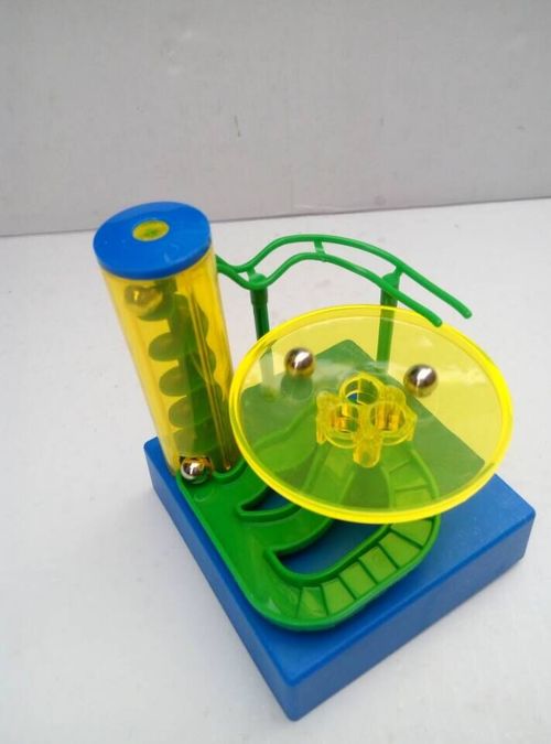 新品桌面轨道智力滚珠玩具 儿童早教益智智力玩具 DIY电动自动4D