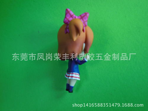 东莞玩具厂 PVC公仔定制 Q版美少女人偶 根据客人要求制作