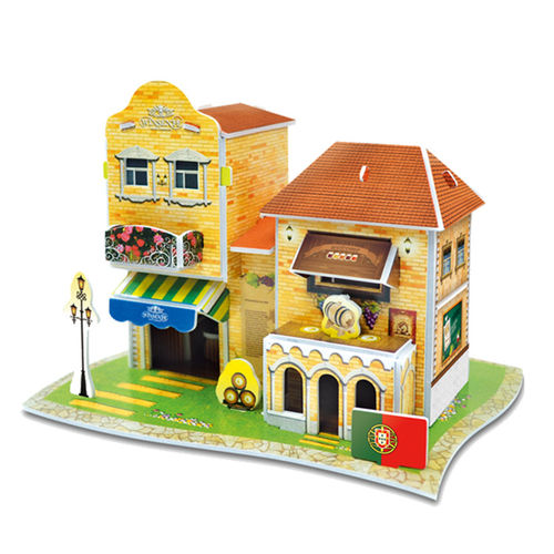 厂家直销3d立体拼图批发纸质 益智玩具 DIY模型热销儿童玩具批发