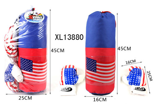 儿童运动玩具 美国国旗拳击套 XL13881