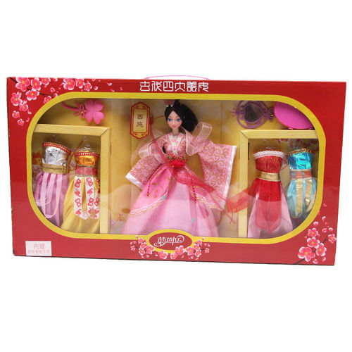 古装芭比娃娃中国古代四大美女套装 杨贵妃 王昭君 西施 貂蝉