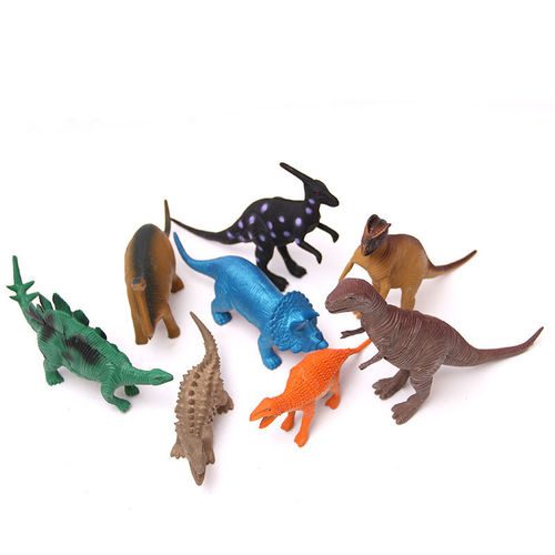 仿真侏罗纪恐龙塑胶动物模型套装 暴龙 霸王龙 棘背龙 食肉牛龙 摆件