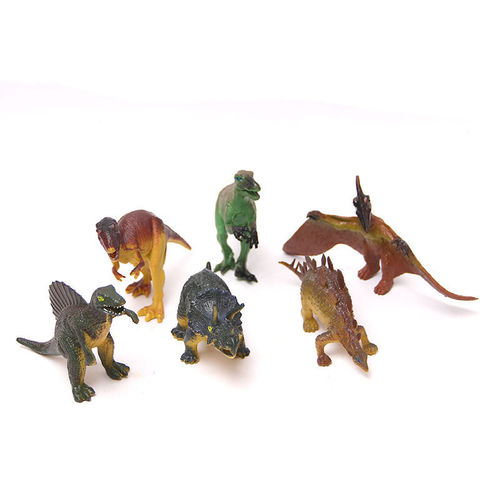 仿真侏罗纪恐龙塑胶动物模型套装 暴龙 霸王龙 棘背龙 食肉牛龙 摆件