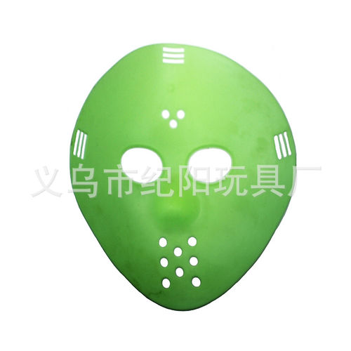 荧光环保杀手面具 发光面具 电影主题面具 恐怖面具