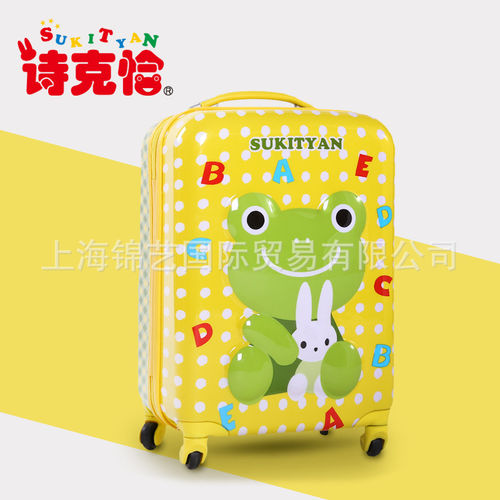 sukityan/诗克恰3D儿童卡通拉杆箱 18寸学生行李旅行箱