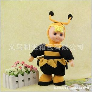 搪胶电动蜜蜂娃娃  会走路唱歌的娃娃 厂价直销 热卖产品