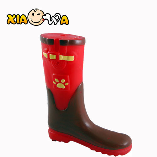 PVC塑胶静态搪胶宠物狗玩具-14CM雨鞋