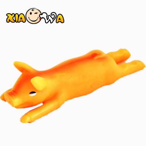 塑胶静态搪胶宠物狗玩具-25CM烤乳猪