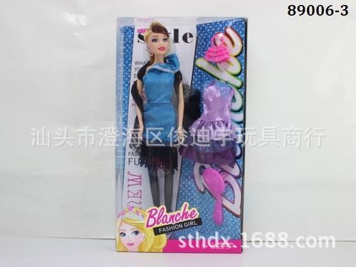 11寸实身晚装礼服芭芘  Barbie 娃娃套装 美少女 女孩过家家玩具