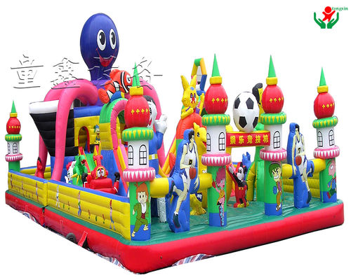 大型充气城堡儿童跳床充气蹦蹦床支架水池大型室外玩具游乐设备