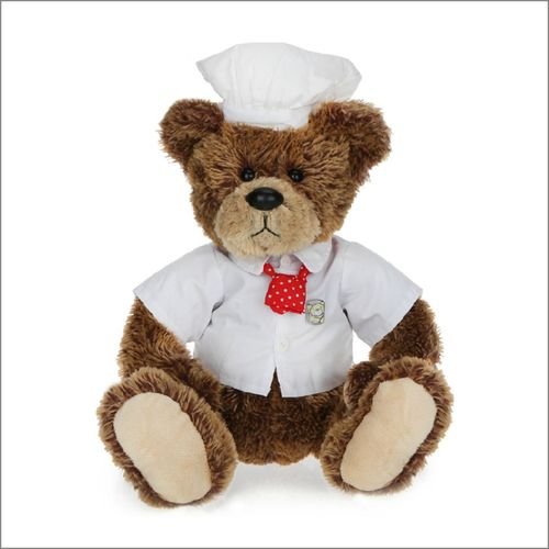 毛绒熊公仔可换警察护士厨师空姐学生服装DIY搭配服装来图定做