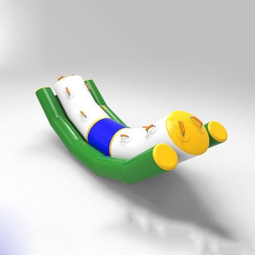 白鳍豚 pvc充气玩具水上乐园产品充气水上翘翘板翘翘船支持一件
