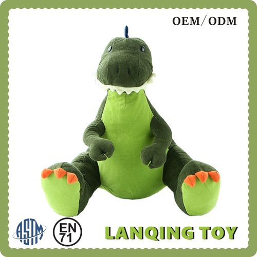 侏罗纪公园大号布偶玩具 恐龙当家毛绒公仔 儿童模型精品礼物