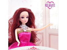 爱莉丝 走路公主智能声控芭比娃娃走路女孩搪胶玩偶玩具5021