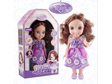 爱莉丝 苏菲亚公主智能芭比娃娃对话手机互动女孩搪胶玩具5052