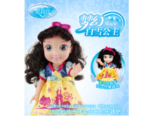爱莉丝 白雪公主智能芭比娃娃对话手机互动女孩搪胶玩偶玩具5053