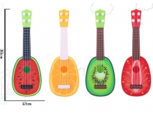 新款益智水果吉他4款混裝(獼猴桃、西瓜、橙、草莓)批發