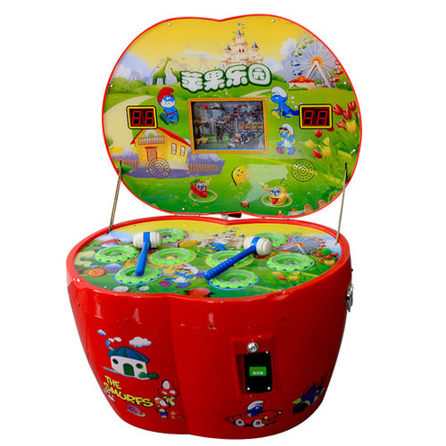 庆利游乐厂家直销苹果打地鼠机图片