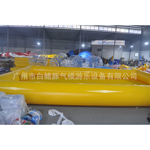 广州白鳍豚气模 厂家直销充气足球场充气水上游乐设备kT足球场