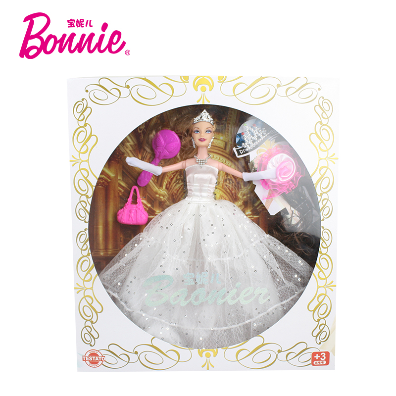 芭芘娃娃公主套装礼盒 梦幻婚纱洋娃娃小女孩玩具礼物批发零售