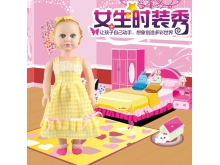 芭芘娃娃公主梦幻婚纱套装礼盒 洋娃娃小女孩玩具