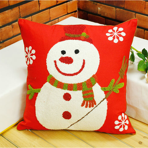深圳欢乐颂圣诞节雪花雪人吉祥抱枕被新年礼品