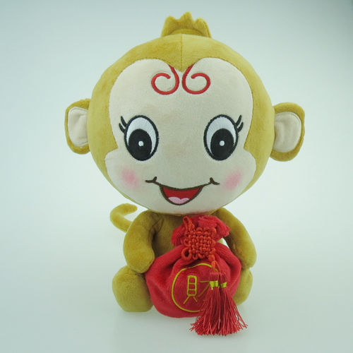 欢乐颂毛绒玩具厂家定制生肖猴年吉祥物公仔