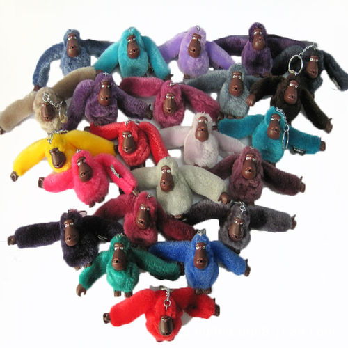 28色kip吉普林猴子挂件毛绒玩具 厂家直销