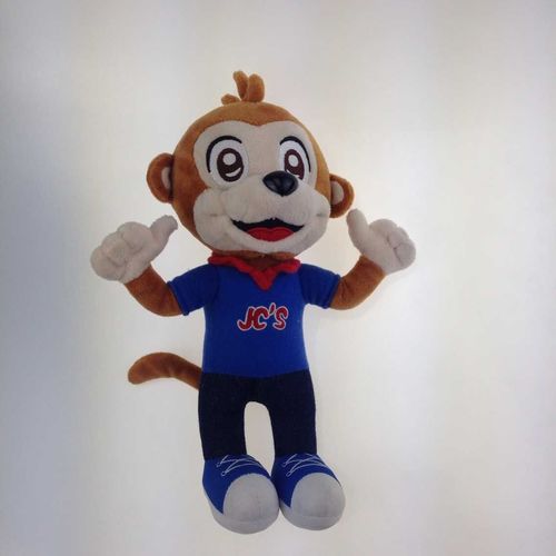 猴年毛绒玩具 logo贴牌棒棒猴 生肖猴玩具