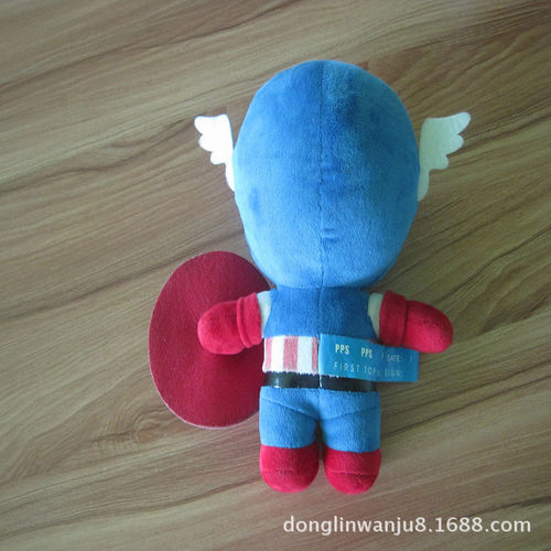 外贸出口毛绒玩具 漫威电影超级英雄美国队长毛绒公仔