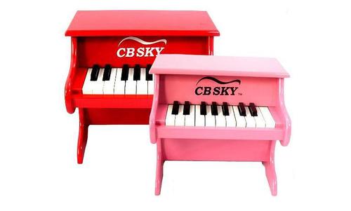 CBSKY儿童启蒙乐器18键小钢琴 幼儿卡通图案台式钢琴