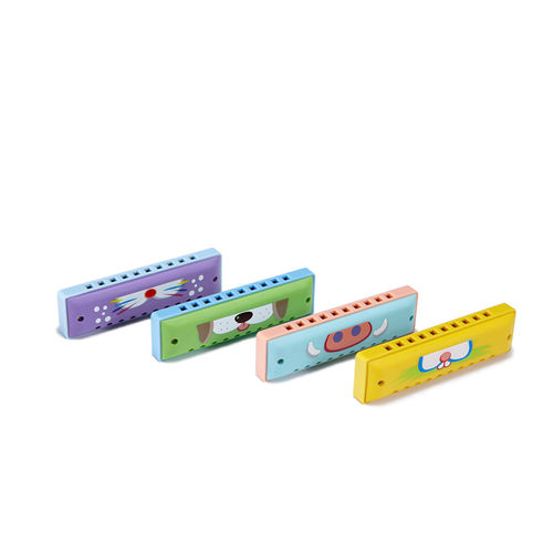 幼儿初学乐器CBSKY儿童10孔口琴 可爱卡通动物图案宝宝口琴