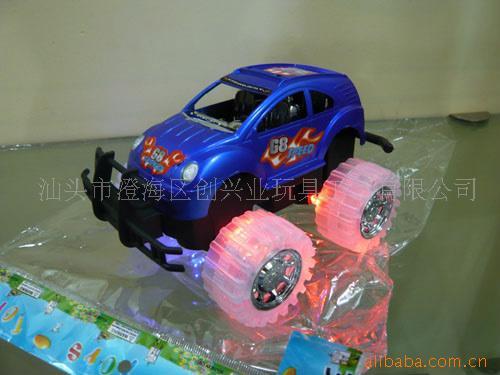 塑料玩具明轮惯性越野车 惯性车