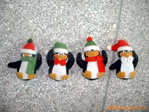 圣诞企鹅QQ公仔挂件钥匙扣(图)