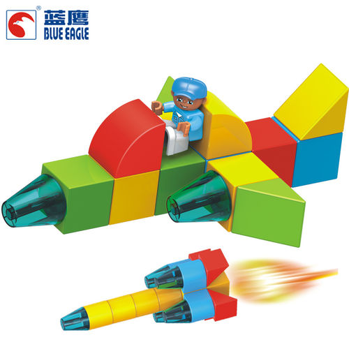 蓝鹰新品供应磁力积木儿童超大颗粒积木星球大战主题早教益智玩具