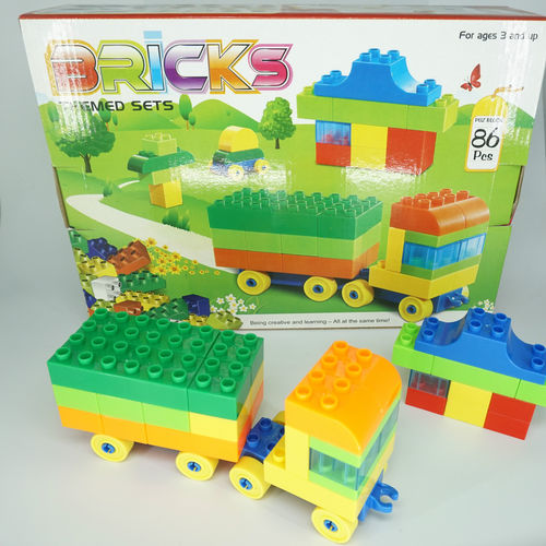 儿童拼装积木家园益智玩具智力开发外贸积木玩具厂家直销