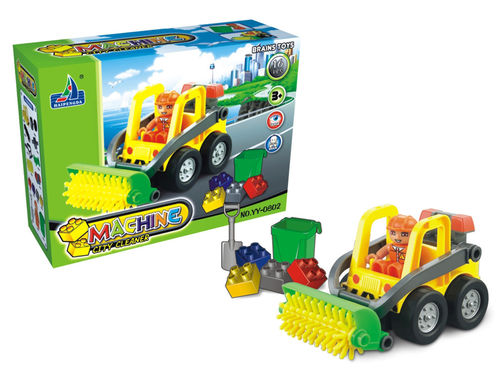 海鹏达儿童启蒙积木益智拼装玩具工程车积木玩具