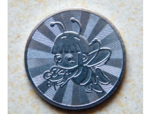 定做游戏币  游戏机币 游戏币 代币 不锈钢币 小蜜蜂