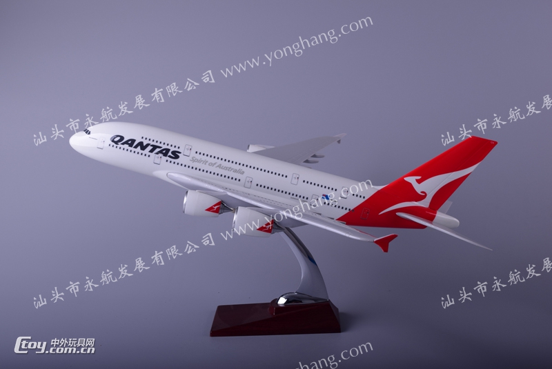 汕头永航厂家直销A380 澳大利亚 树脂飞机模型