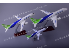 汕头永航厂家直销质量上乘、高端礼品中国商飞C919树脂飞机模型
