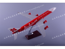 汕头永航厂家直销A340亚洲树脂飞机模型47cm