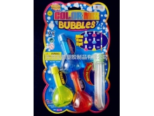 厂家供应 实验瓶装泡泡水 变色泡泡水 吹泡泡玩具
