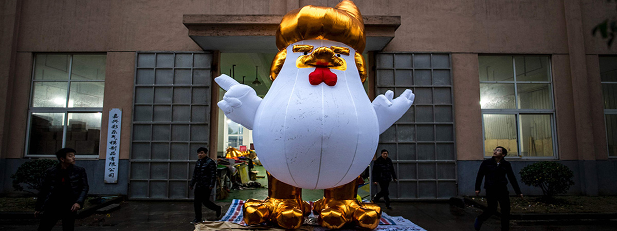 “特朗普鸡”蹿红中国，引外媒关注：象征运气和生意