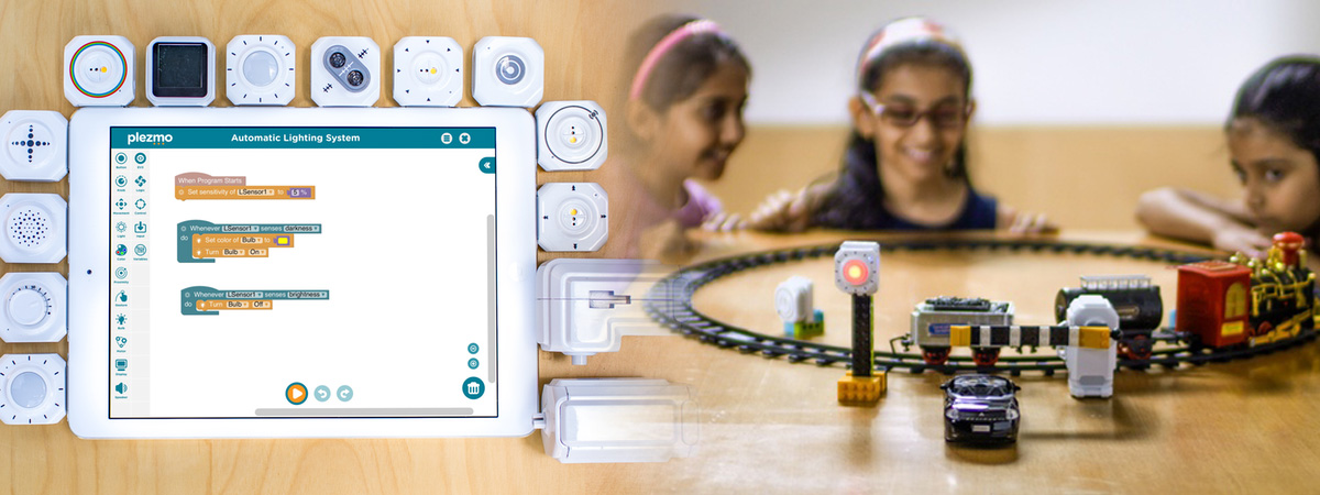 带无线连接功能的智能编码模块玩具“Plezmo”问世