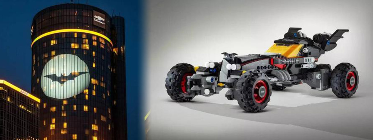 车企、玩具厂和漫画影视公司共同打造的1:1比例乐高蝙蝠车