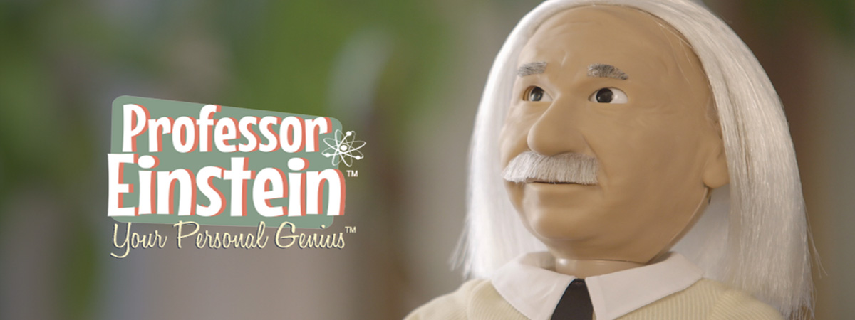 卖萌的爱因斯坦教授互动机器人：Professor Einstein