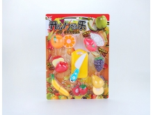 丰林玩具仿真餐具玩具水果切切乐吸板包装 6005